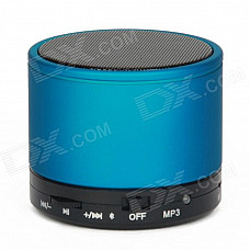 S10 Bluetooth V3.0 2-Channel 3W Speaker w/ Handsfree / TF Card Slot - Blue + Black