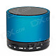 S10 Bluetooth V3.0 2-Channel 3W Speaker w/ Handsfree / TF Card Slot - Blue + Black