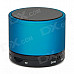 S10 Bluetooth V3.0 2-Channel 3W Speaker w/ Handsfree / TF Card Slot - Blue + Black