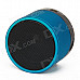 S10 Bluetooth V3.0 2-Channel 3W Speaker w/ Handsfree / TF Card Slot - Blue + Black