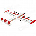 ZY-9001 Rechargeable 2.5-Channel R/C Airplane w/ Remote Controller - White + Red