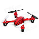 JINXINGDA JD-385 2.4GHz 4-Channel R/C Aircraft w/ 6-Axis Gyroscope / Remote Controller - Red + Black