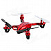 JINXINGDA JD-385 2.4GHz 4-Channel R/C Aircraft w/ 6-Axis Gyroscope / Remote Controller - Red + Black