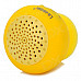 Liweek Cute Mini Car Rechargeable Bluetooth V3.0 Speaker - Yellow