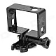 SMJ Protective Side Frame w/ Screws + Push Buckle for Gopro Hero 4/3 - Black