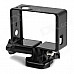 SMJ Protective Side Frame w/ Screws + Push Buckle for Gopro Hero 4/3 - Black