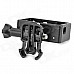 SMJ Protective Side Frame w/ Screws + Push Buckle for Gopro Hero 4/3 - Black