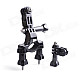 ESER-011 Bike Holder Stand + Long Pole + Short Pole for Gopro 3+ / 3 - Black