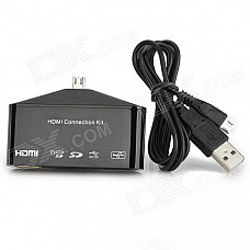 MHL to HDMI OTG Card Reader for Samsung i9300 / i9500 / N7100 / N5100 / P3200