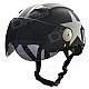 BEON L30 Harley Style Star Pattern Motorcycle Half Helmet - White + Black (Size XL)