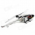 CX-MODEL 007 3.5CH Aluminium Alloy R/C Helicopter w/ Gyro + LED - Red + Black