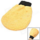 Dual-sided Wool Car Wash Glove - Yellow