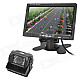 7" TFT CMOS Wide Angle Truck Rearview Camera Monitor w/ Night Vision - Black