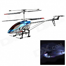 H.C.W 8501 3.5CH Aluminium Alloy R/C Helicopter w/ LED + Gyro - Blue + Red