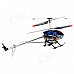 H.C.W 8501 3.5CH Aluminium Alloy R/C Helicopter w/ LED + Gyro - Blue + Red