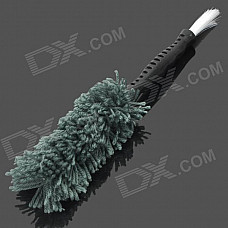 2-in-1 Car Interior Dust Cleaning Brush - Black