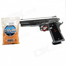 Tokyo Marui Combat Delta EBB Pistol Silver + Tokyo Marui 0.12g Preision BB Bullets (1000 Roulds)