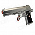 Tokyo Marui Combat Delta EBB Pistol Silver + Tokyo Marui 0.12g Preision BB Bullets (1000 Roulds)