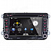 Joyous J-86213MX 7" Screen 2 DIN Car Radio w/ GPS Navigation / ISDB-T, Canbus for VW Car - Black