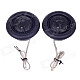 YiYeLang Mobile Car Audio Speaker 20mm Silk Tweeter System - Black (2 PCS)