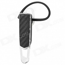 IBLUE i8 Stylish Bluetooth V3.0 Music / Phone Call Headset w/ Microphone - Black + Transparent