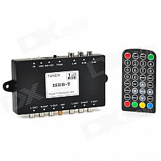 GL-558I ISDB-T Digital TV Receiver w/ Remote Control - Black + Silver