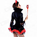 Sexy Devil Style Halloween Costumes Suit Set - Black (Free Size)