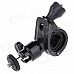 Universal Motorcycle Bicycle Swivel Mount Holder for GPS / Interphone / Camera - Black