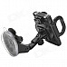 Universal 180 Degree Rotational Car Mount Holder w/ Suction Cup for GPS - Black