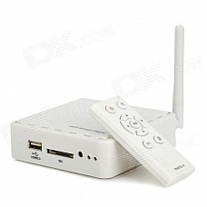 Unitek Y-5501 Digital Media Streamer Smart Wi-Fi Player w/ HDMI / SD / LAN - White