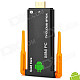 Dual-Antenna Quad-Core Android 4.2.2 Mini PC Google TV Player w/Bluetooth - Black+Transparent Orange