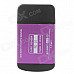 Compact All-in-One USB 2.0 SD / MMC / RS-MMC / Mini SD / TF / M2 Memory Card Reader - Purple + Black