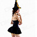 Cosplay Halloween Clothing Demon Miniskirt + Hat - Black