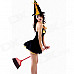 Cosplay Halloween Clothing Demon Miniskirt + Hat - Black