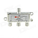 GS01-03 3 x 1 3-Way 5~2400MHz Splitter All Ports Power Pass for SATV CATV - Silve