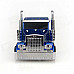 Truck Model Style Mini Portable MP3 Player Speaker w/ TF / USB / FM - Blue + Silver + Black