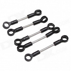Walkera HM-Master CP-Z-07 Ball Linkage Set for Master CP R/C Helicopter - Silver + Black (5 PCS)