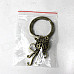 Retro Zinc Alloy Octopus Style Keychain - Bronze