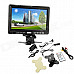 9" TFT LCD Digital Car Desktop Monitor w/ TV / AV / SD - Black