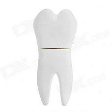 YC-01 Molar Tooth Shape USB 2.0 Flash Drive - White (8GB)
