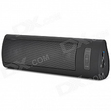 S11 USB Rechargeable Bluetooth V2.1 + EDR Class 2 3 Stereo Speaker - Black