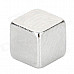 Cube Style NdFeB Magnet Pieces - Silver (4 x 4 x 4mm / 100 PCS)