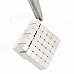 Cube Style NdFeB Magnet Pieces - Silver (4 x 4 x 4mm / 100 PCS)