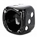 Creative Dice Style Decorative Ceramic Ashtray - Black + White