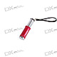 Jobon Stylish Oil Lighter with Leather Strap (Red)