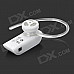 01 Universal Mini Bluetooth V2.1 + EDR Earbud Headset w/ Microphone for Cellphone - White