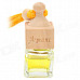 Car Hanging Perfume Essential Oil Bottle / Perfume - Yellow (Lemon Scent / 10ml)