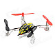 WLtoys V252 Mini 2.4GHz 4-CH R/C Aircraft w/ 6-Axis Gyroscope / Remote Controller - Black + Yellow