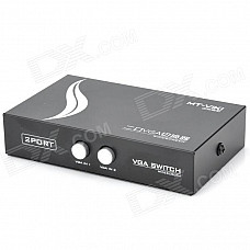 MT-VIKI 2 In 1 Out HD 2-port VGA Switch - Black + White