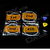 Strings & Plectrum Set for Ukulele - White + Blue + Yellow + Black